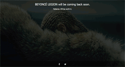 Desktop Screenshot of beyonce-legion.com